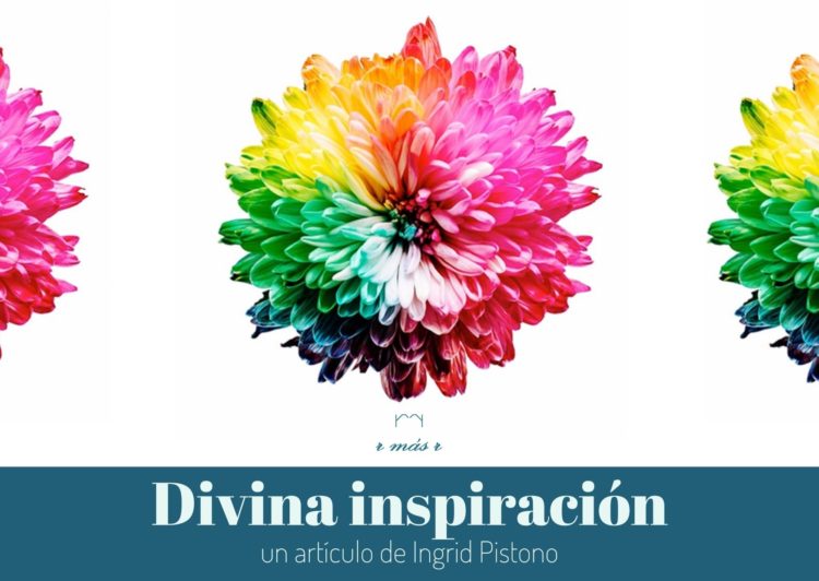 Foto de 3 Dalias con el título del artículo: "Divina Inspiración"